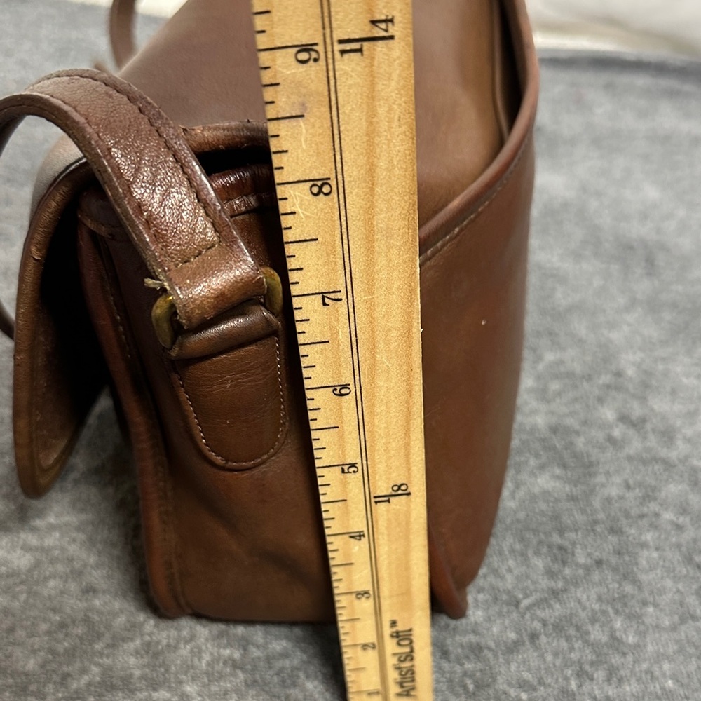 Coach Brown Leather Crossbody Bag 9790 - Picture 6 of 16